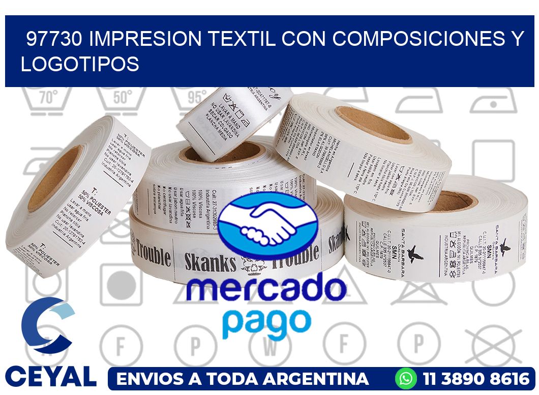 97730 IMPRESION TEXTIL CON COMPOSICIONES Y LOGOTIPOS