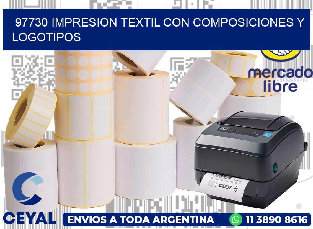 97730 IMPRESION TEXTIL CON COMPOSICIONES Y LOGOTIPOS