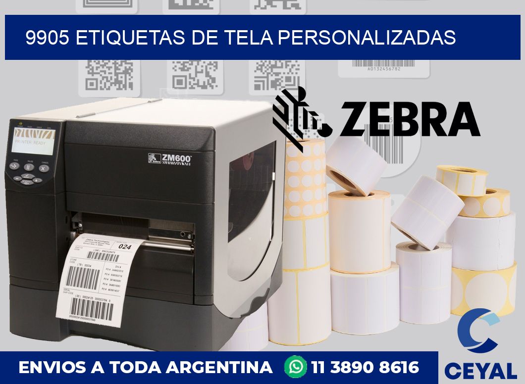 9905 ETIQUETAS DE TELA PERSONALIZADAS