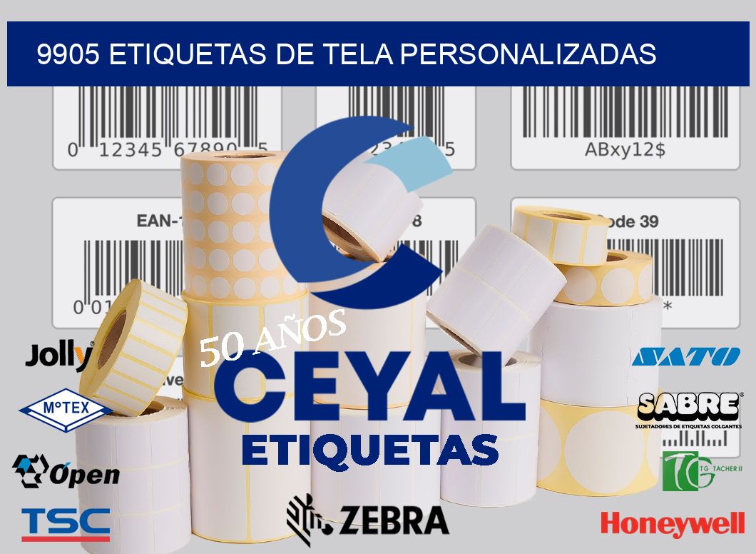 9905 ETIQUETAS DE TELA PERSONALIZADAS
