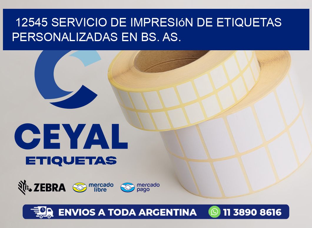 12545 Servicio de Impresión de Etiquetas Personalizadas en Bs. As.