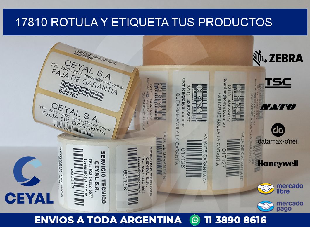 17810 ROTULA Y ETIQUETA TUS PRODUCTOS
