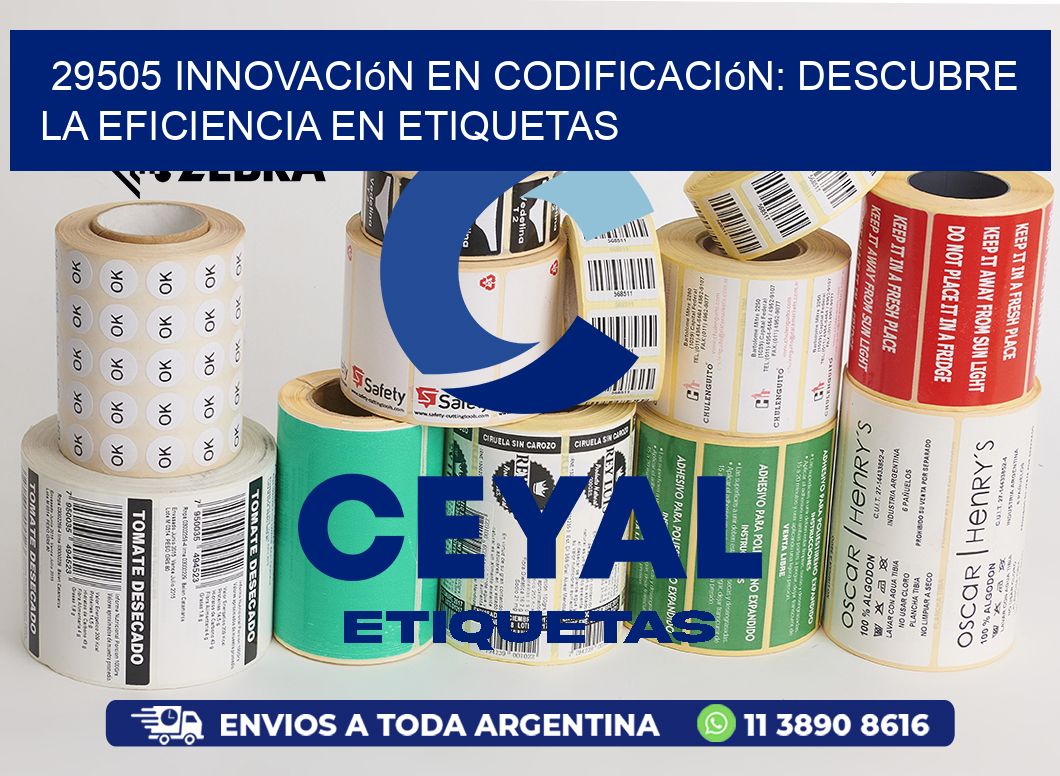 29505 Innovación en Codificación: Descubre la Eficiencia en Etiquetas