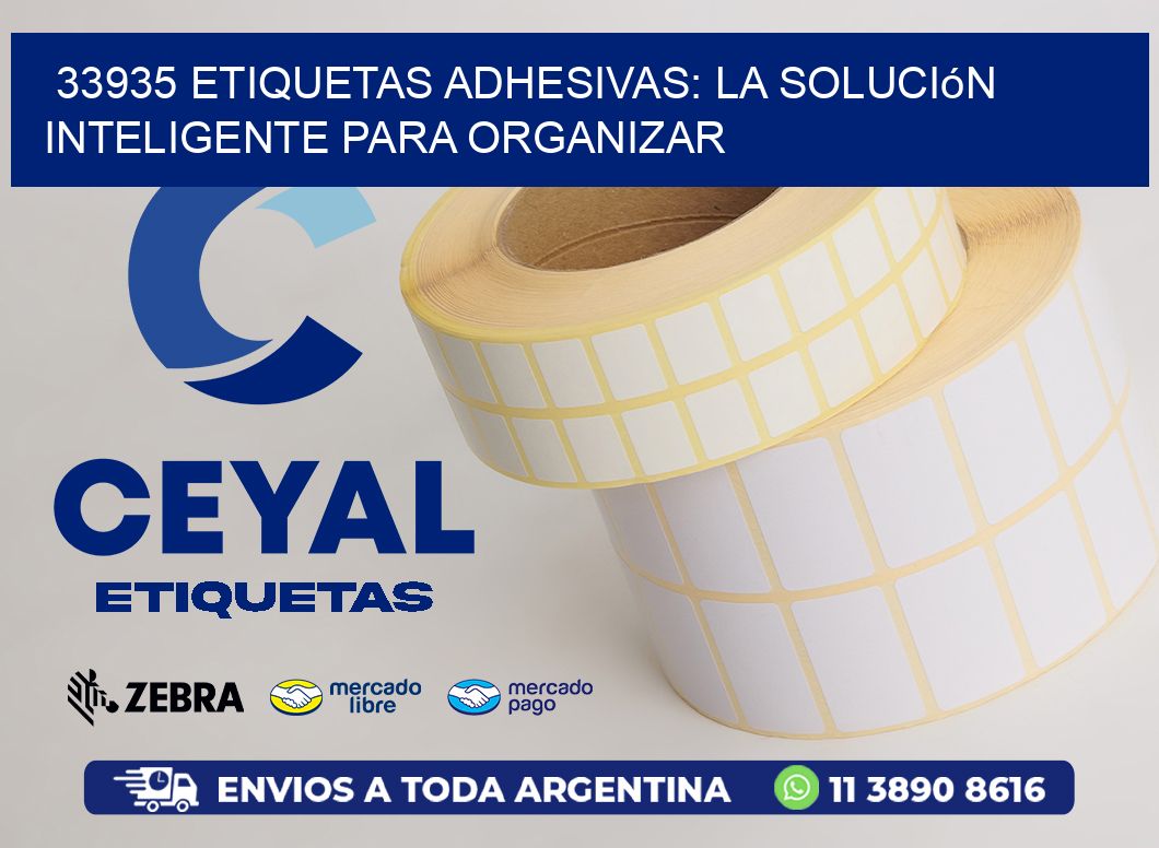 33935 Etiquetas Adhesivas: La Solución Inteligente para Organizar