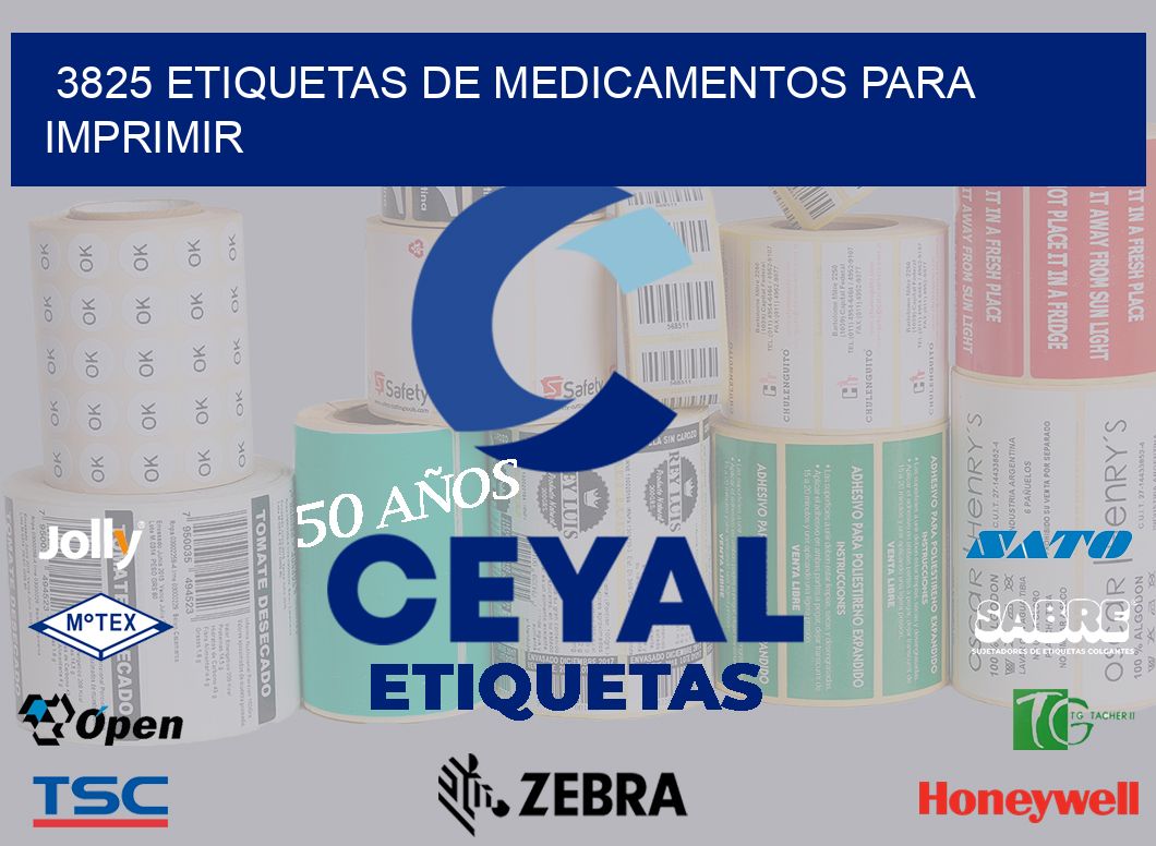3825 etiquetas de medicamentos para imprimir