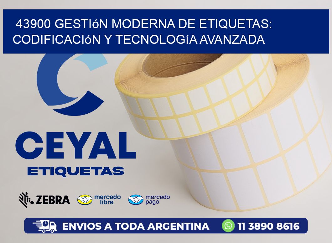 43900 Gestión Moderna de Etiquetas: Codificación y Tecnología Avanzada