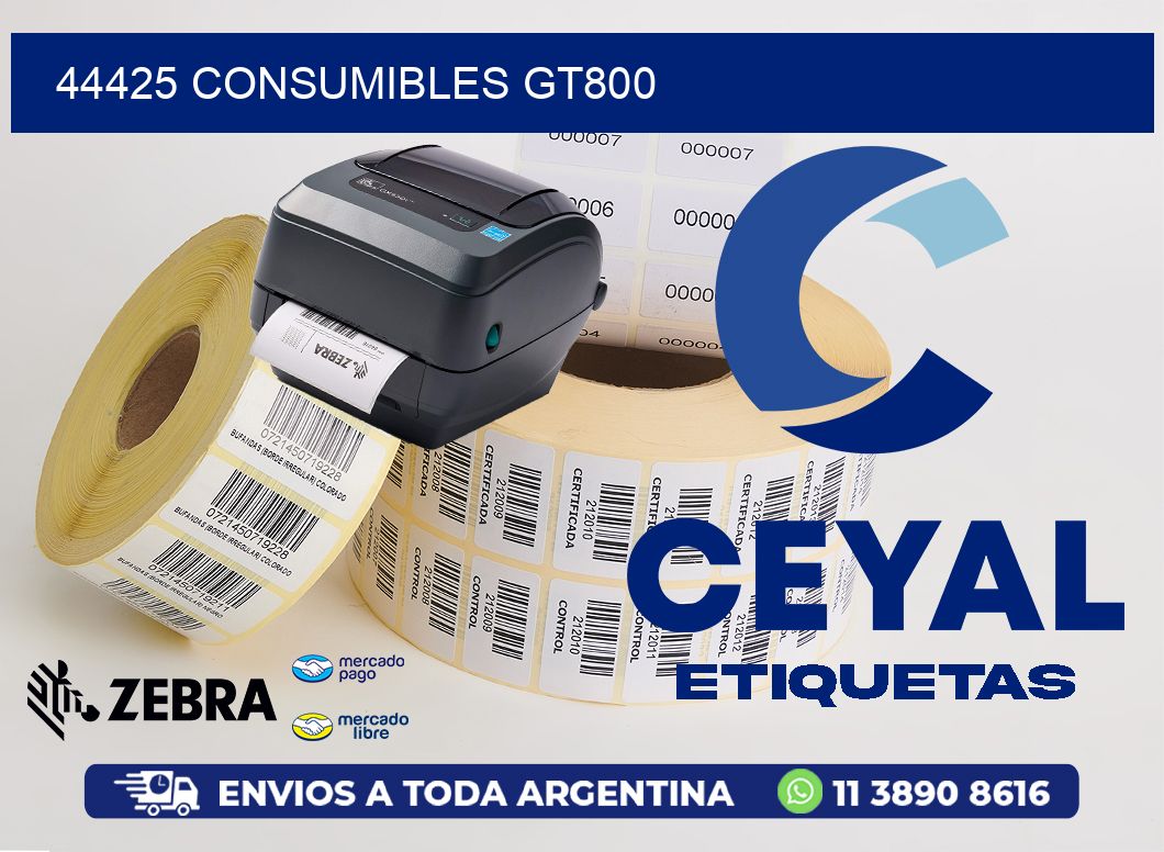 44425 CONSUMIBLES GT800