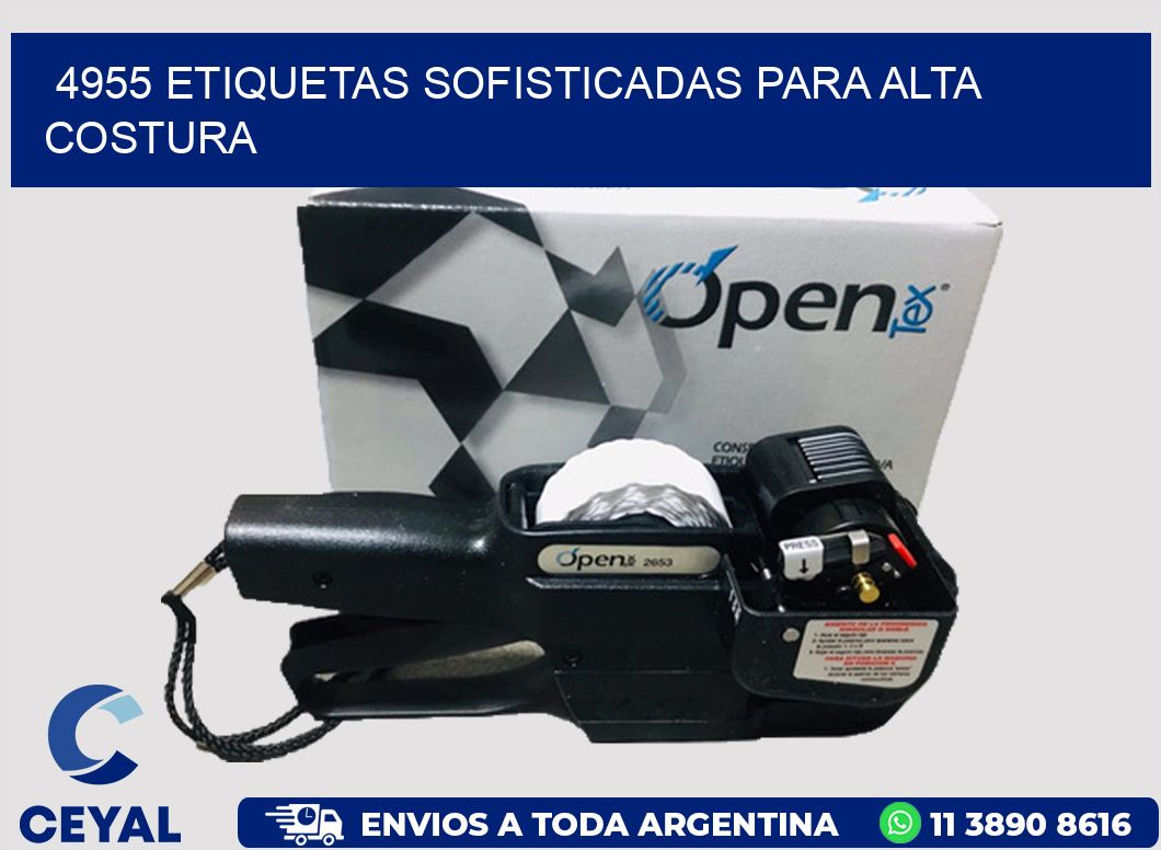 4955 ETIQUETAS SOFISTICADAS PARA ALTA COSTURA