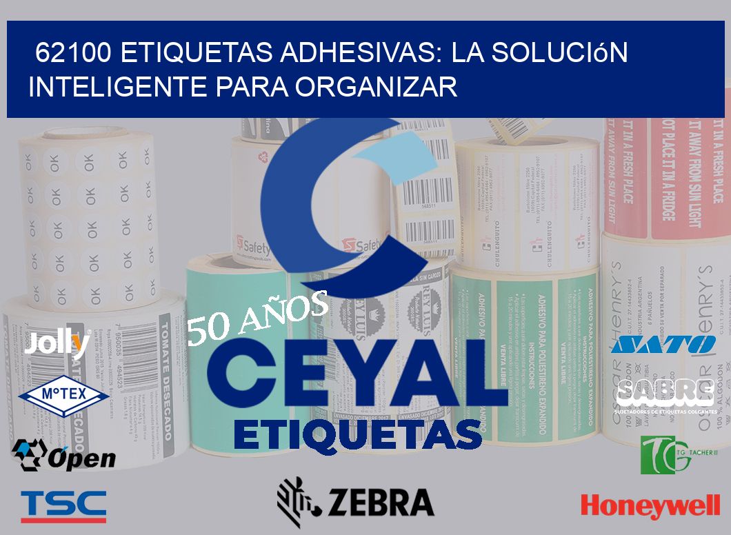 62100 Etiquetas Adhesivas: La Solución Inteligente para Organizar
