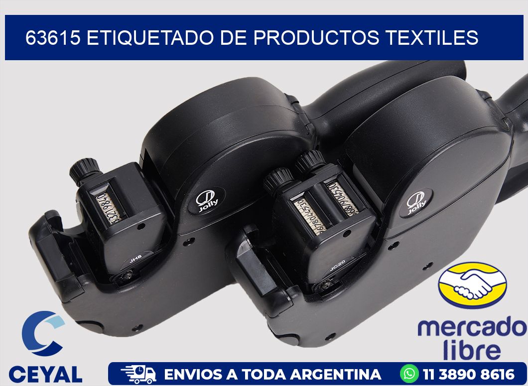 63615 ETIQUETADO DE PRODUCTOS TEXTILES