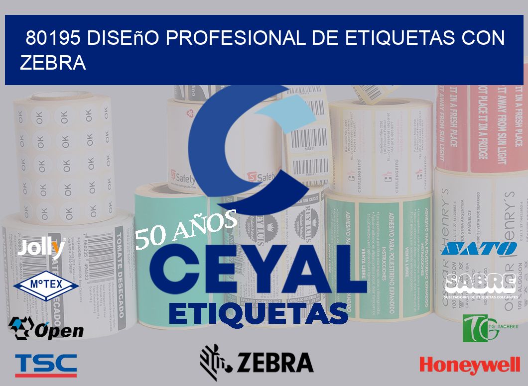 80195 Diseño Profesional de Etiquetas con Zebra