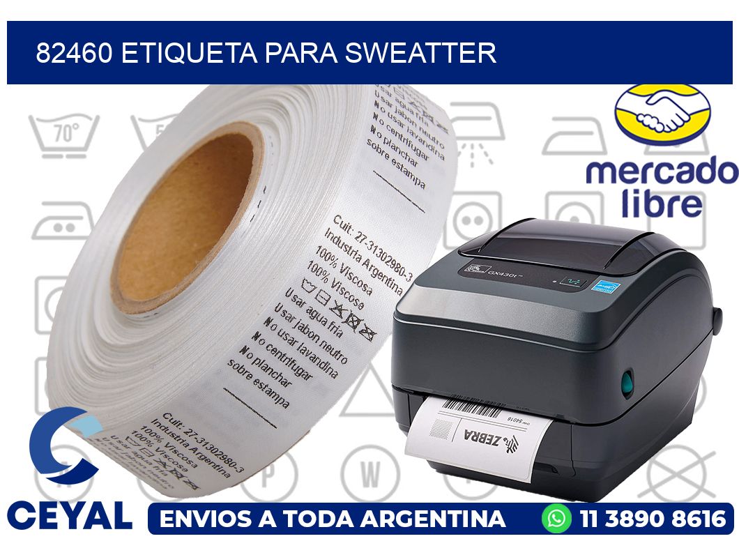 82460 ETIQUETA PARA SWEATTER
