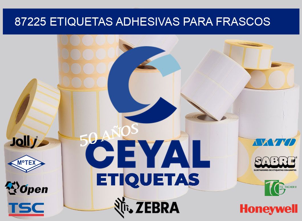87225 ETIQUETAS ADHESIVAS PARA FRASCOS