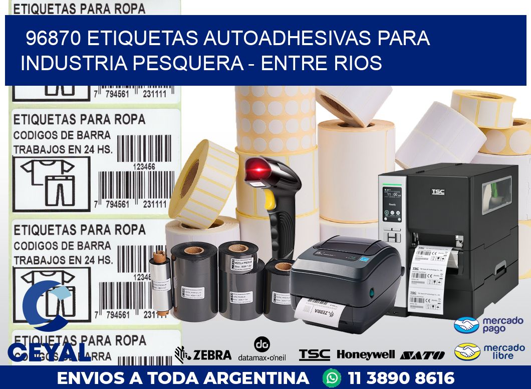 96870 ETIQUETAS AUTOADHESIVAS PARA INDUSTRIA PESQUERA – ENTRE RIOS
