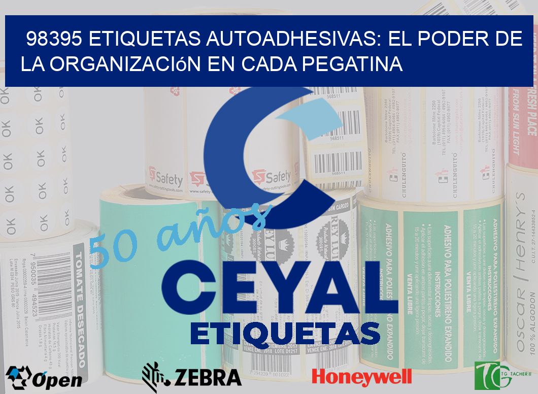 98395 Etiquetas Autoadhesivas: El Poder de la Organización en Cada Pegatina