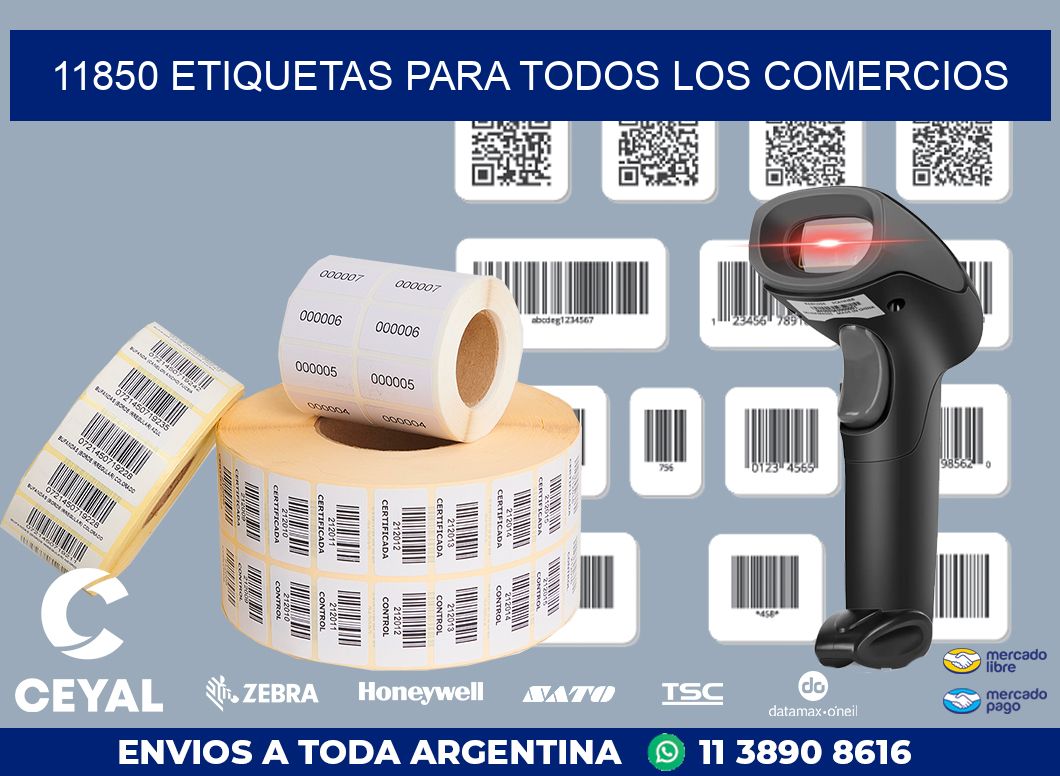 11850 ETIQUETAS PARA TODOS LOS COMERCIOS