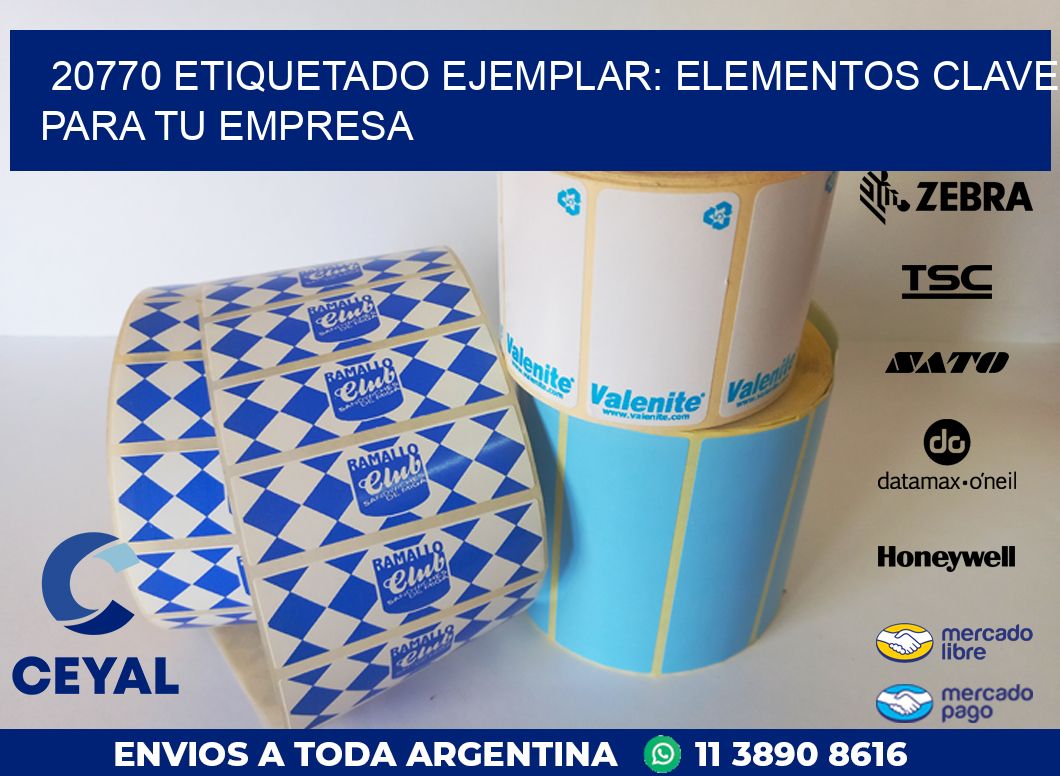 20770 ETIQUETADO EJEMPLAR: ELEMENTOS CLAVE PARA TU EMPRESA