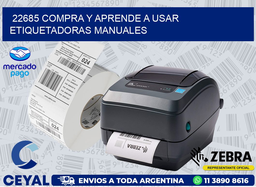 22685 COMPRA Y APRENDE A USAR ETIQUETADORAS MANUALES