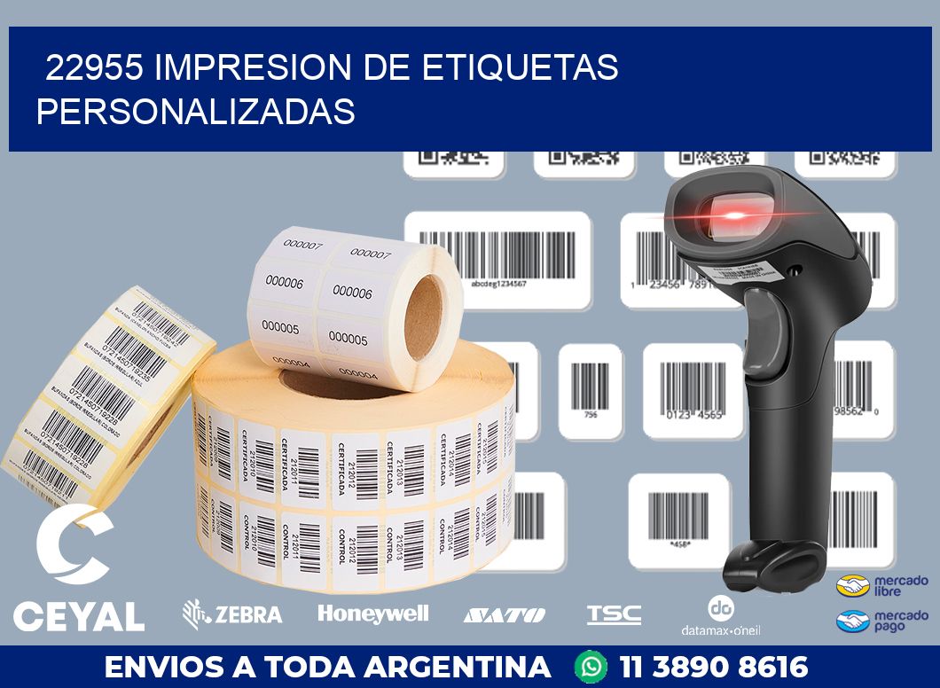 22955 IMPRESION DE ETIQUETAS PERSONALIZADAS