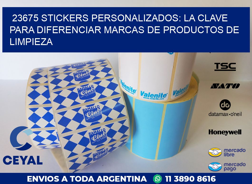 23675 STICKERS PERSONALIZADOS: LA CLAVE PARA DIFERENCIAR MARCAS DE PRODUCTOS DE LIMPIEZA