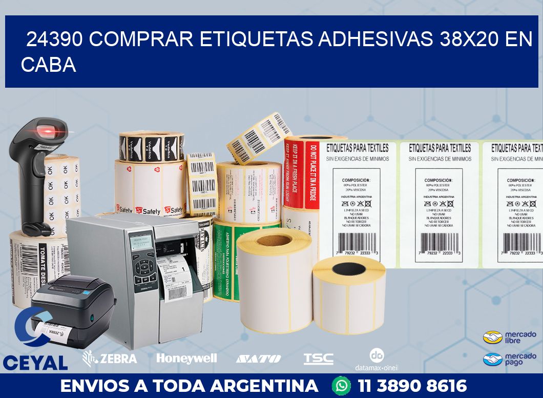 24390 COMPRAR ETIQUETAS ADHESIVAS 38X20 EN CABA