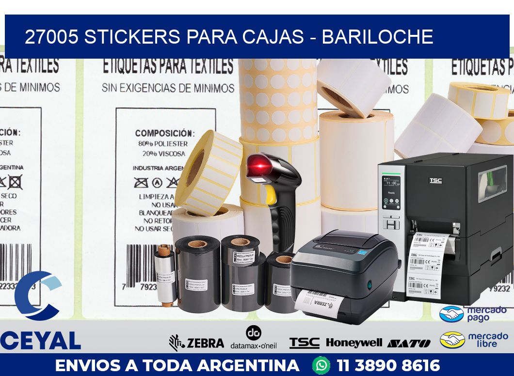 27005 STICKERS PARA CAJAS - BARILOCHE