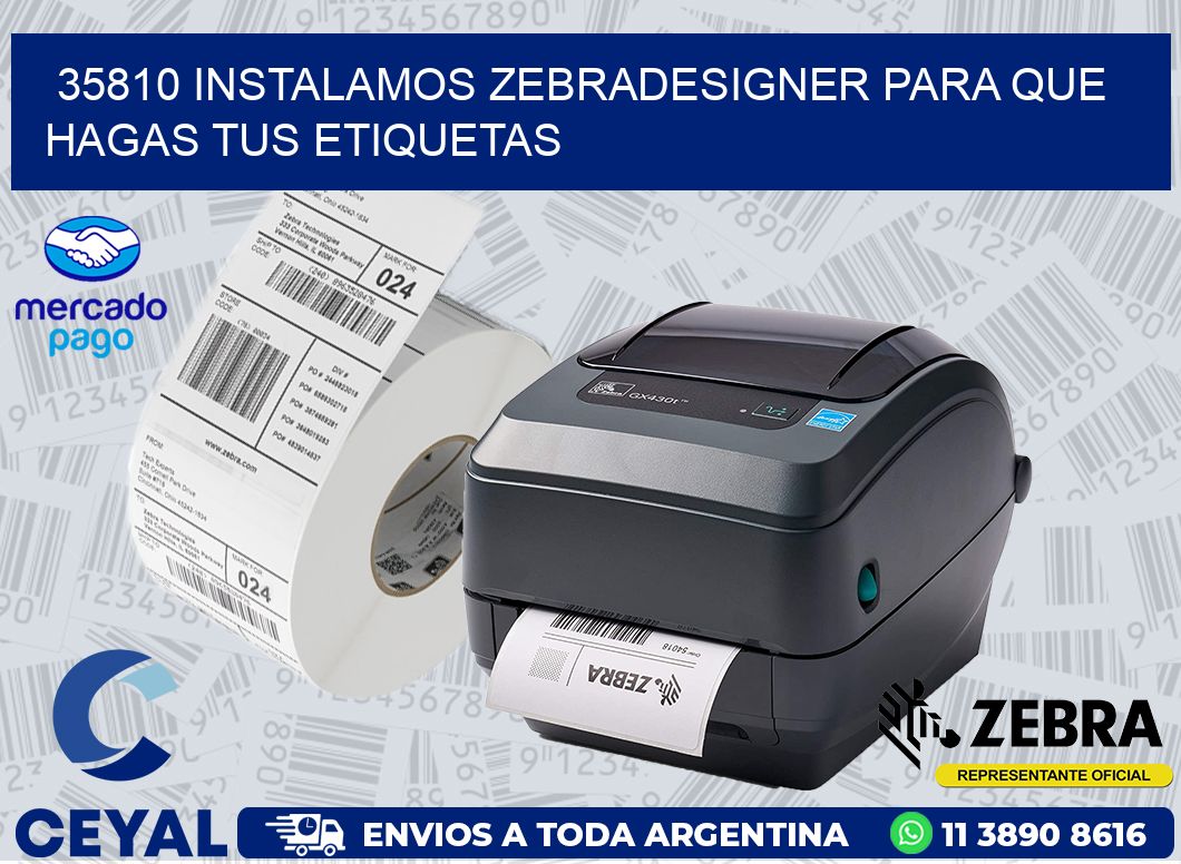 35810 INSTALAMOS ZEBRADESIGNER PARA QUE HAGAS TUS ETIQUETAS
