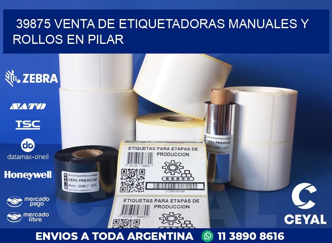 39875 VENTA DE ETIQUETADORAS MANUALES Y ROLLOS EN PILAR