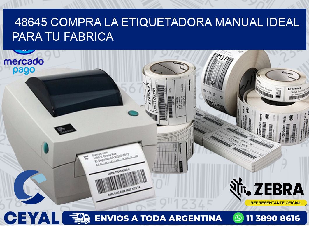 48645 COMPRA LA ETIQUETADORA MANUAL IDEAL PARA TU FABRICA