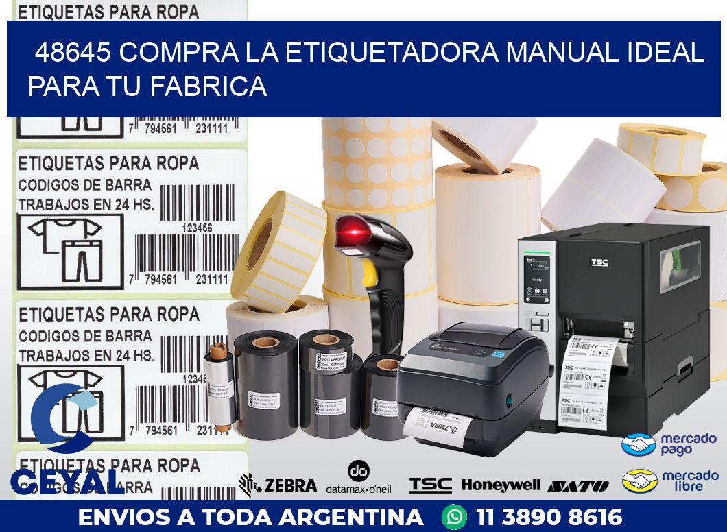 48645 COMPRA LA ETIQUETADORA MANUAL IDEAL PARA TU FABRICA