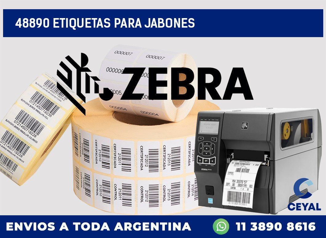 48890 ETIQUETAS PARA JABONES