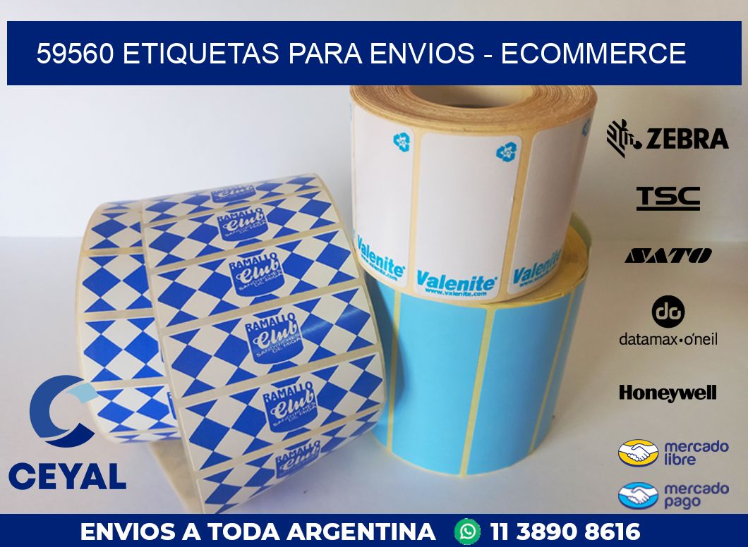 59560 ETIQUETAS PARA ENVIOS - ECOMMERCE