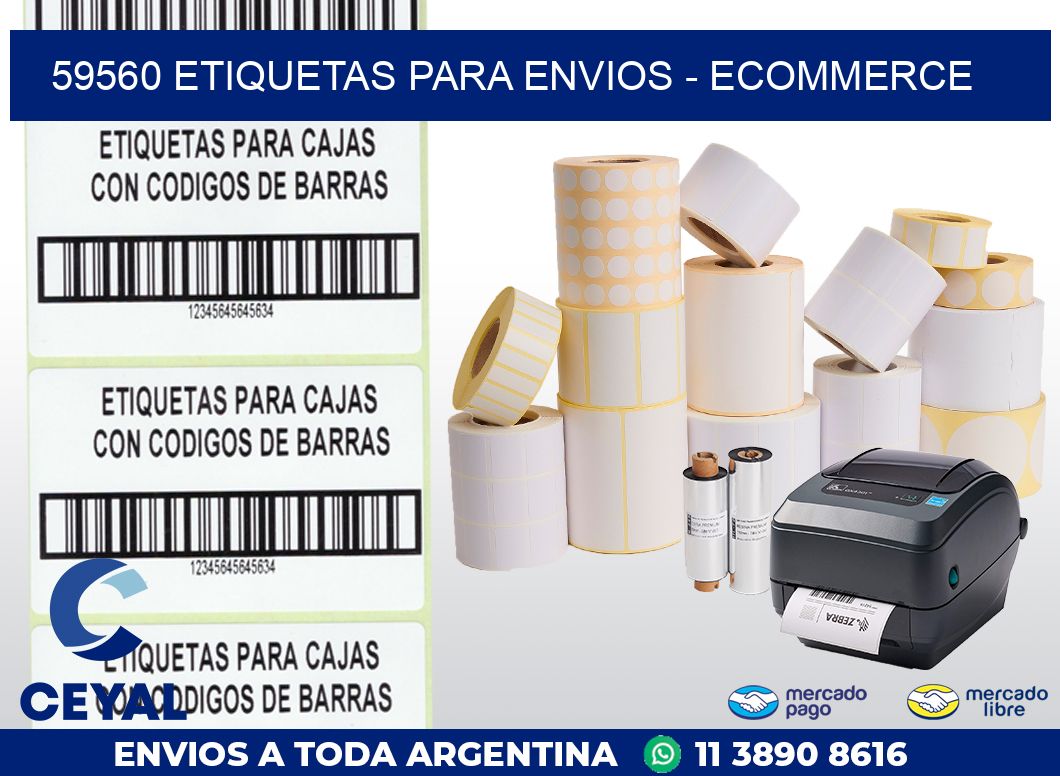59560 ETIQUETAS PARA ENVIOS - ECOMMERCE