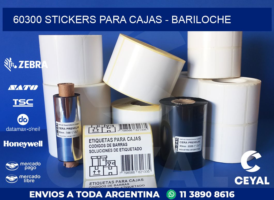 60300 STICKERS PARA CAJAS - BARILOCHE