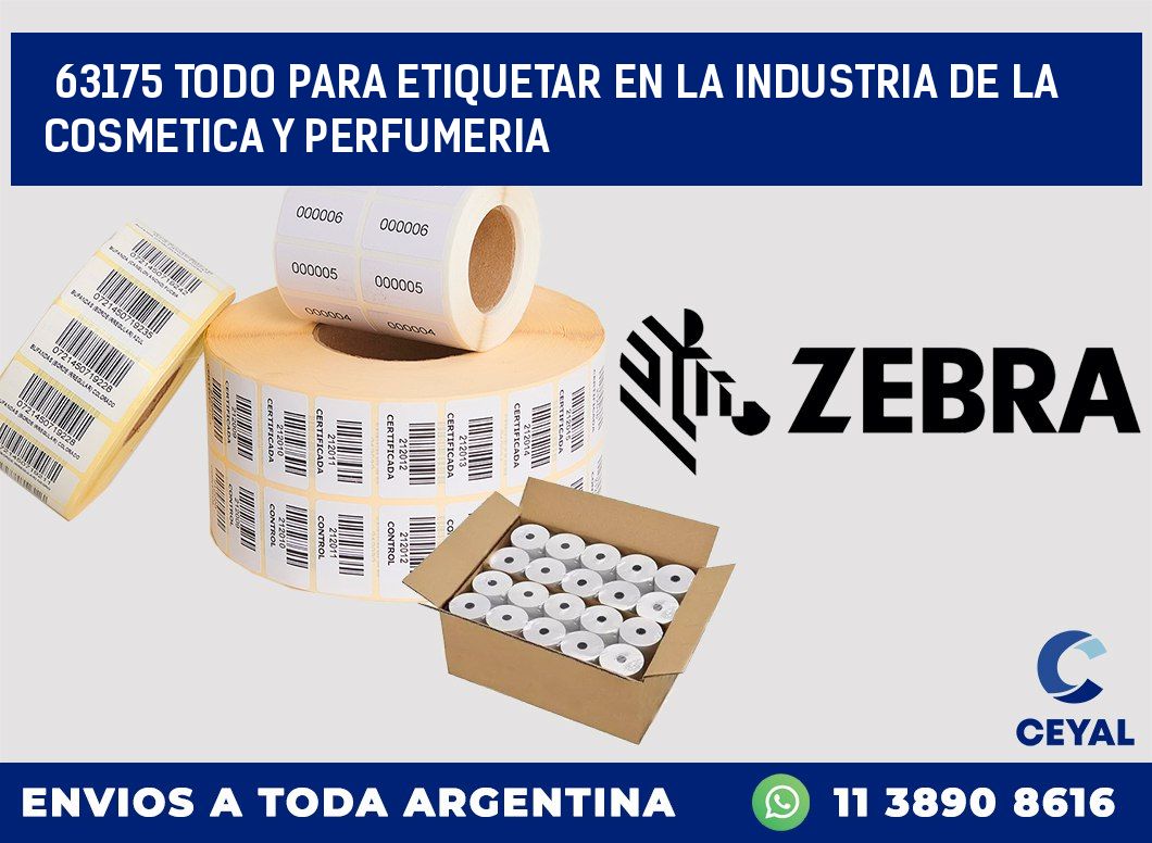 63175 TODO PARA ETIQUETAR EN LA INDUSTRIA DE LA COSMETICA Y PERFUMERIA