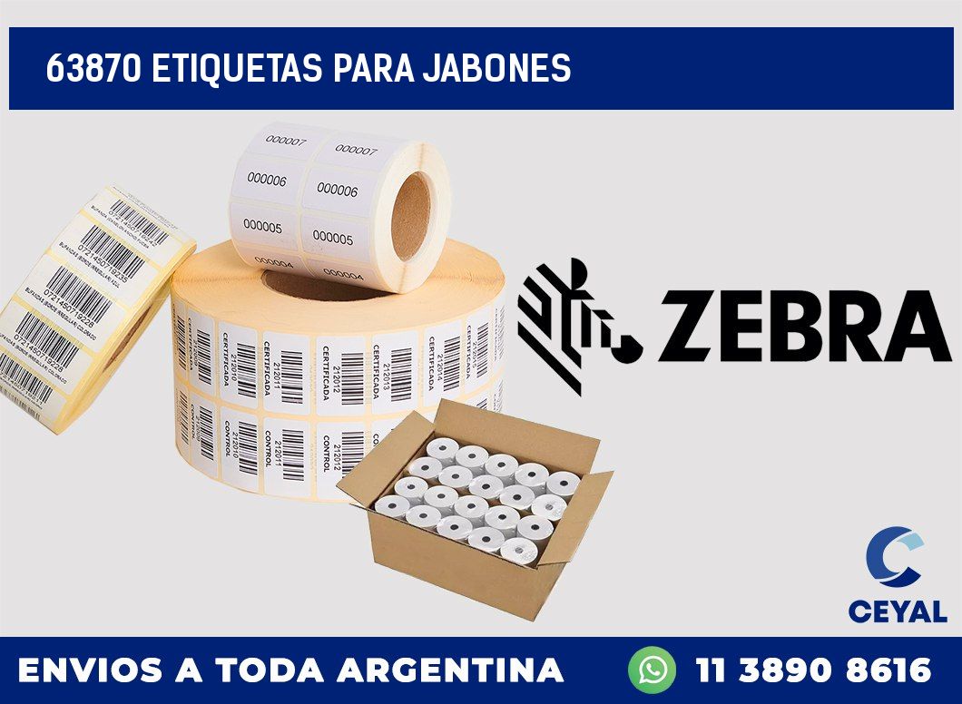63870 ETIQUETAS PARA JABONES