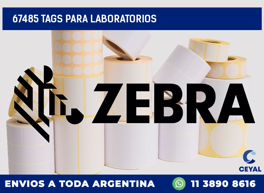 67485 TAGS PARA LABORATORIOS