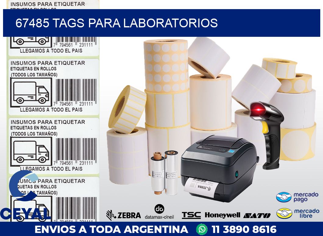 67485 TAGS PARA LABORATORIOS