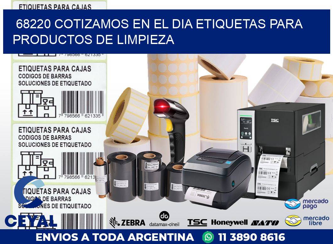 68220 COTIZAMOS EN EL DIA ETIQUETAS PARA PRODUCTOS DE LIMPIEZA
