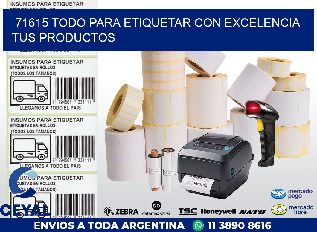 71615 TODO PARA ETIQUETAR CON EXCELENCIA TUS PRODUCTOS