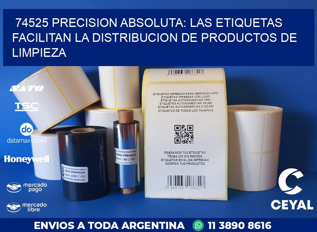 74525 PRECISION ABSOLUTA: LAS ETIQUETAS FACILITAN LA DISTRIBUCION DE PRODUCTOS DE LIMPIEZA