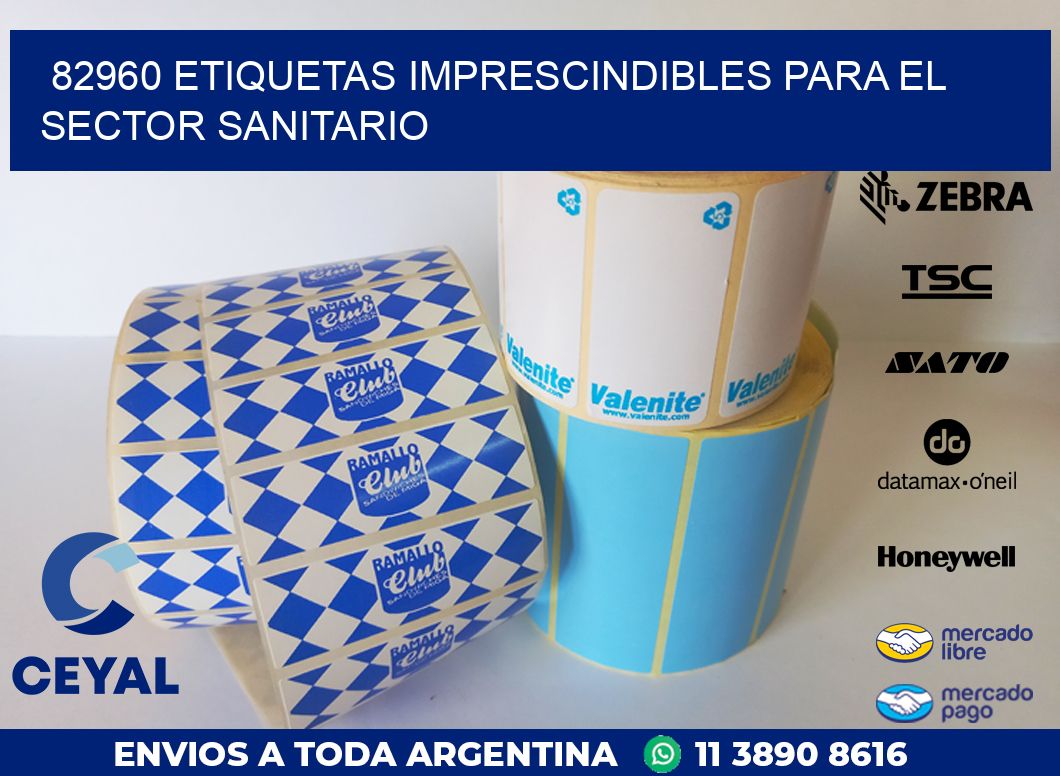 82960 ETIQUETAS IMPRESCINDIBLES PARA EL SECTOR SANITARIO