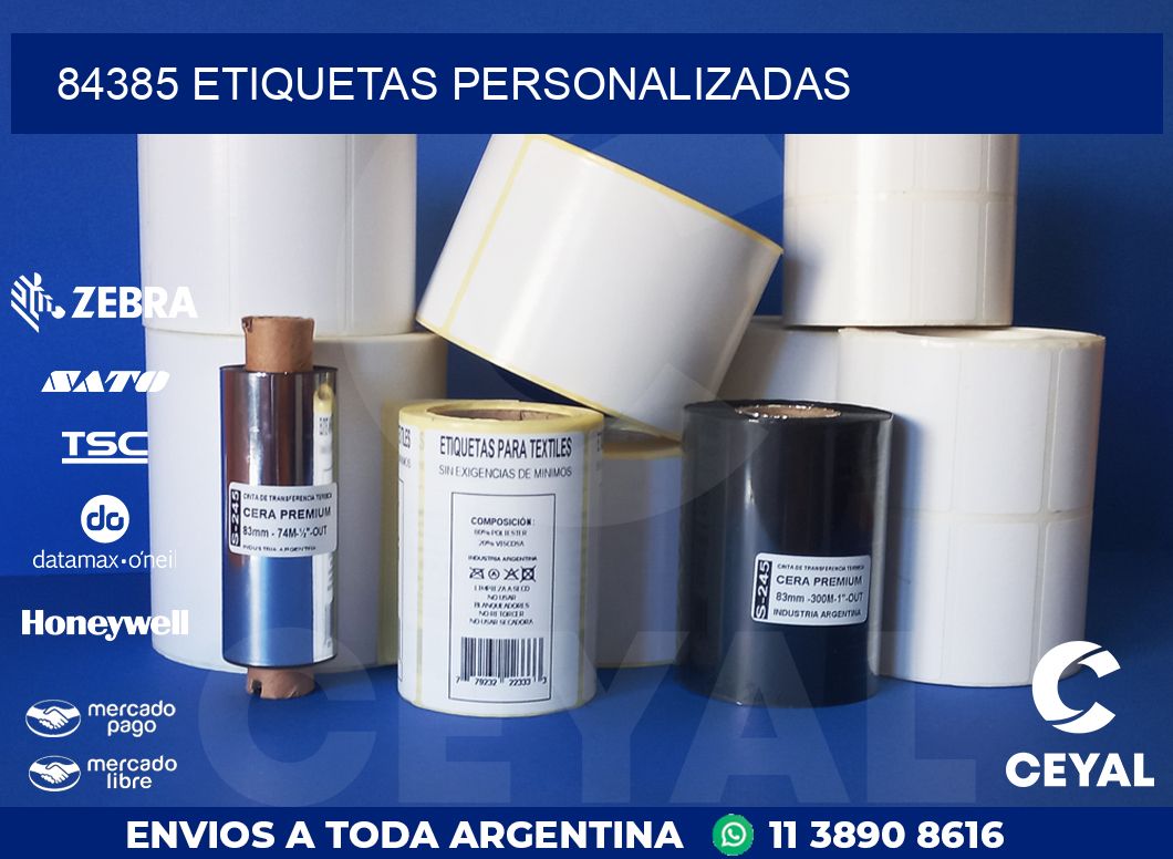 84385 ETIQUETAS PERSONALIZADAS