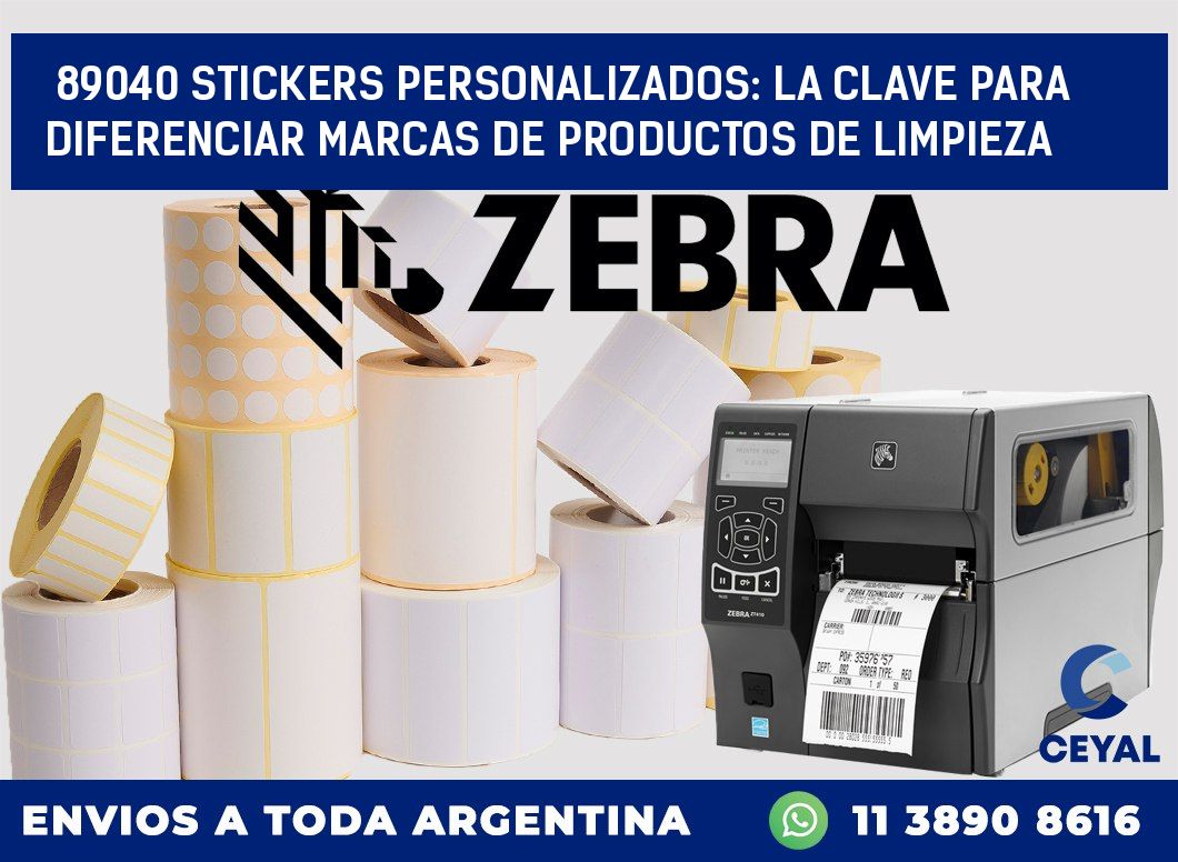 89040 STICKERS PERSONALIZADOS: LA CLAVE PARA DIFERENCIAR MARCAS DE PRODUCTOS DE LIMPIEZA
