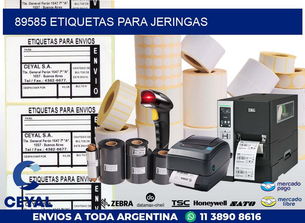 89585 ETIQUETAS PARA JERINGAS