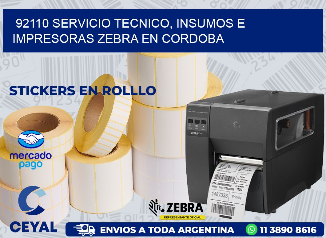 92110 SERVICIO TECNICO, INSUMOS E IMPRESORAS ZEBRA EN CORDOBA