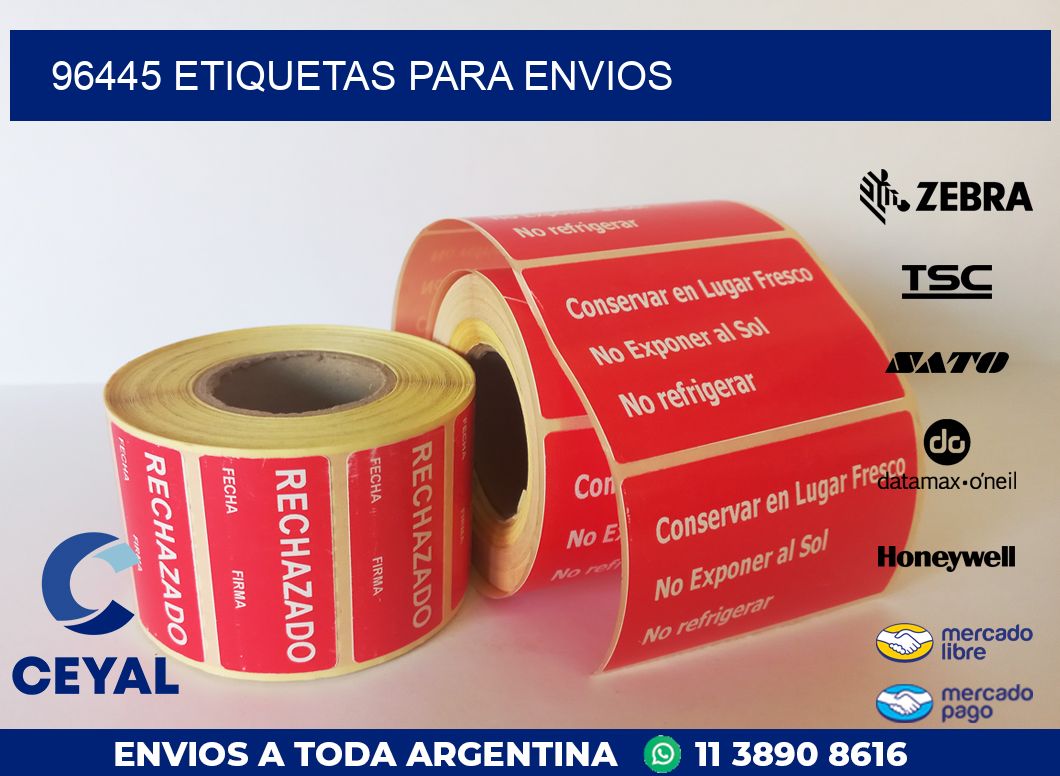 96445 ETIQUETAS PARA ENVIOS