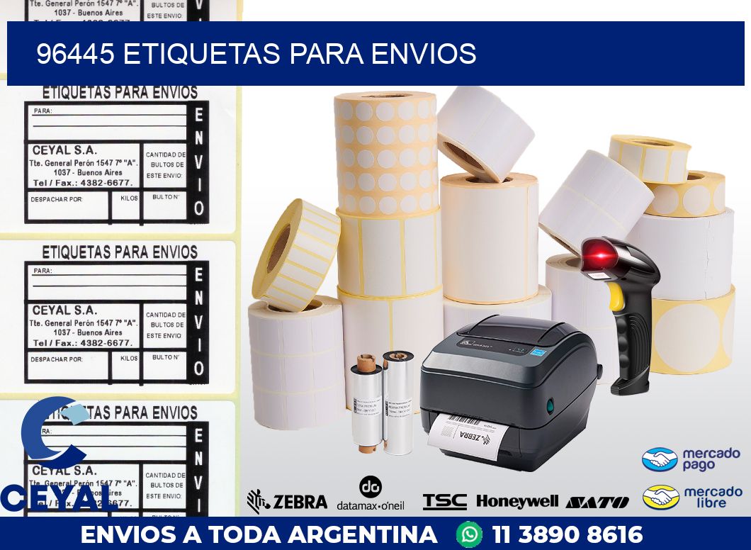 96445 ETIQUETAS PARA ENVIOS