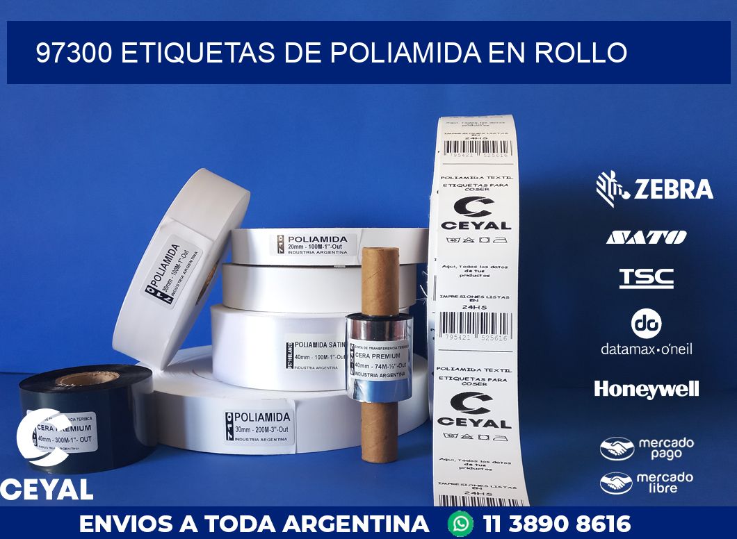 97300 ETIQUETAS DE POLIAMIDA EN ROLLO