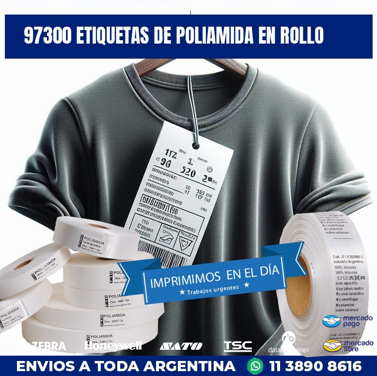 97300 ETIQUETAS DE POLIAMIDA EN ROLLO